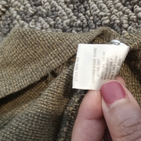 CP Shades Green Crew Neck Sweater Relaxed Fit Pullover Womens Medium Oversized - Picture 5 of 10